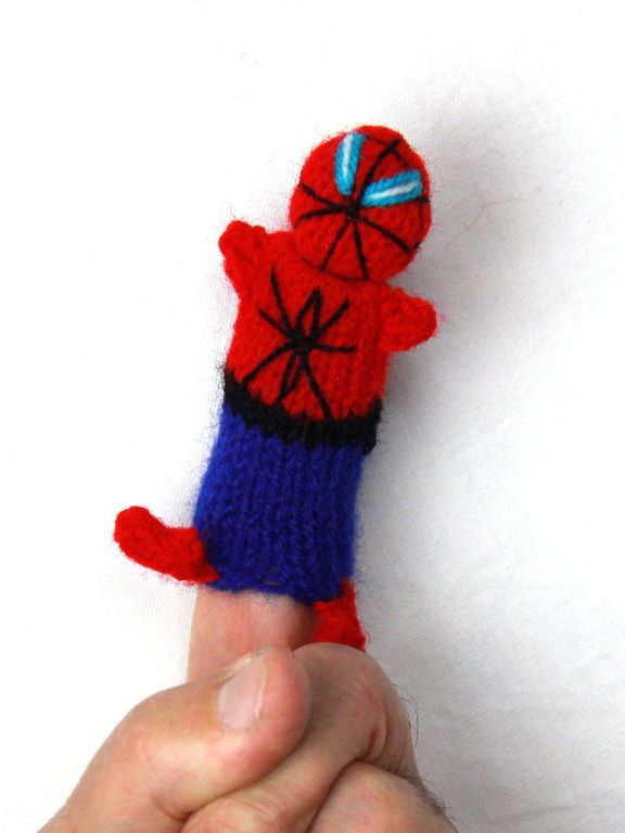 Muñeco Spiderman Spider Man crochet en algodón azul rojo personaje de  superhéroe -  México