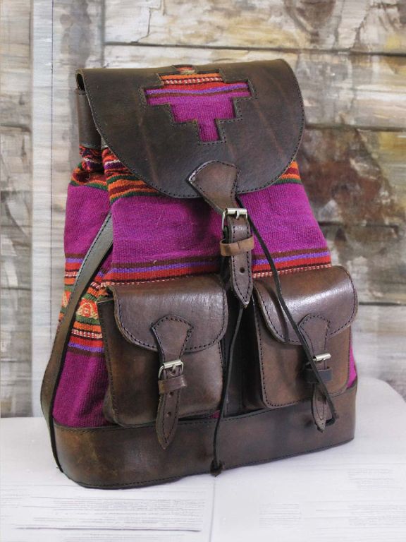 Mochila shops cuero